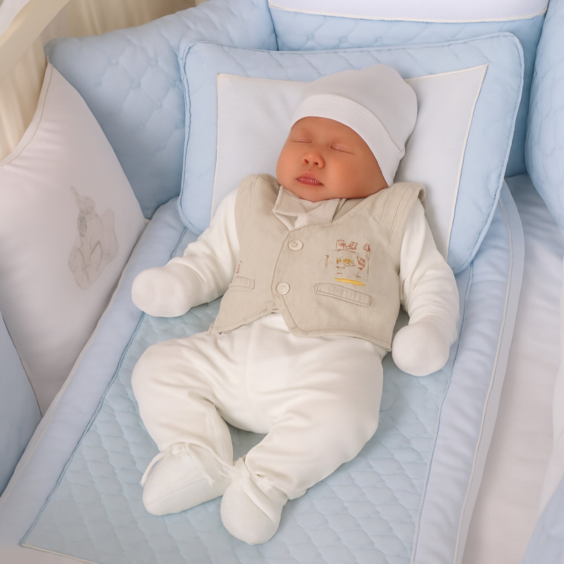 Newborn Baby 5 Pieces Gift Set - Back To School Skin